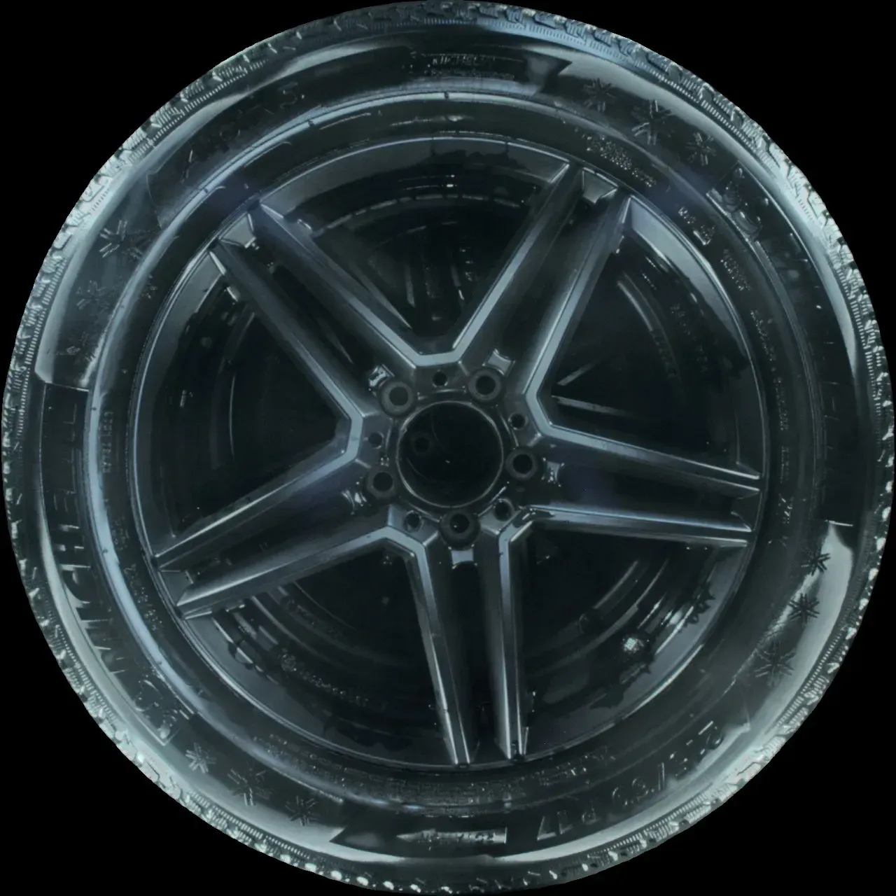 215/60 R17 100H WINTERREIFEN GLA W156 17 ZOLL ALU KOMPLETTSATZ 4-5MM - Bild 1