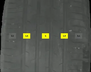 2x Sommerreifen 195/55 R16 91v Continental Ecocontact6 DOT  3522 4-5mm - Bild 4