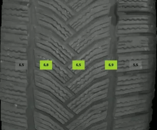 4x Ganzjahrreifen 225/55 R17 109H Aplus ASV 909 DOT 4724 6mm - Bild 4