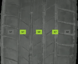 2x Sommerreifen 235/50 R18 101H Bridgestone Turanzat005 DOT 2524 6mm - Bild 2