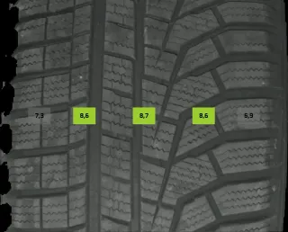 225/50 R17 98V WINTERREIFEN AUDI A4 8W B9 17 ZOLL ALUMINIUM KOMPLETTSATZ 8MM - Bild 8