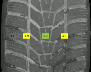 215/65 R17 99V WINTERREIFEN SEAT TARRACO NZ 17 ZOLL ALU KOMPLETTSATZ 4MM - Bild 5