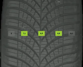 205/60 R16 92H WINTERREIFEN B-KLASSE W247 16 ZOLL ALU KOMPLETTSATZ 6MM - Bild 6