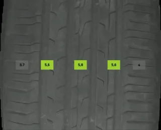 4x Sommerreifen 225/55 R17 97y Continental Ecocontact6 DOT3922 4mm - Bild 2