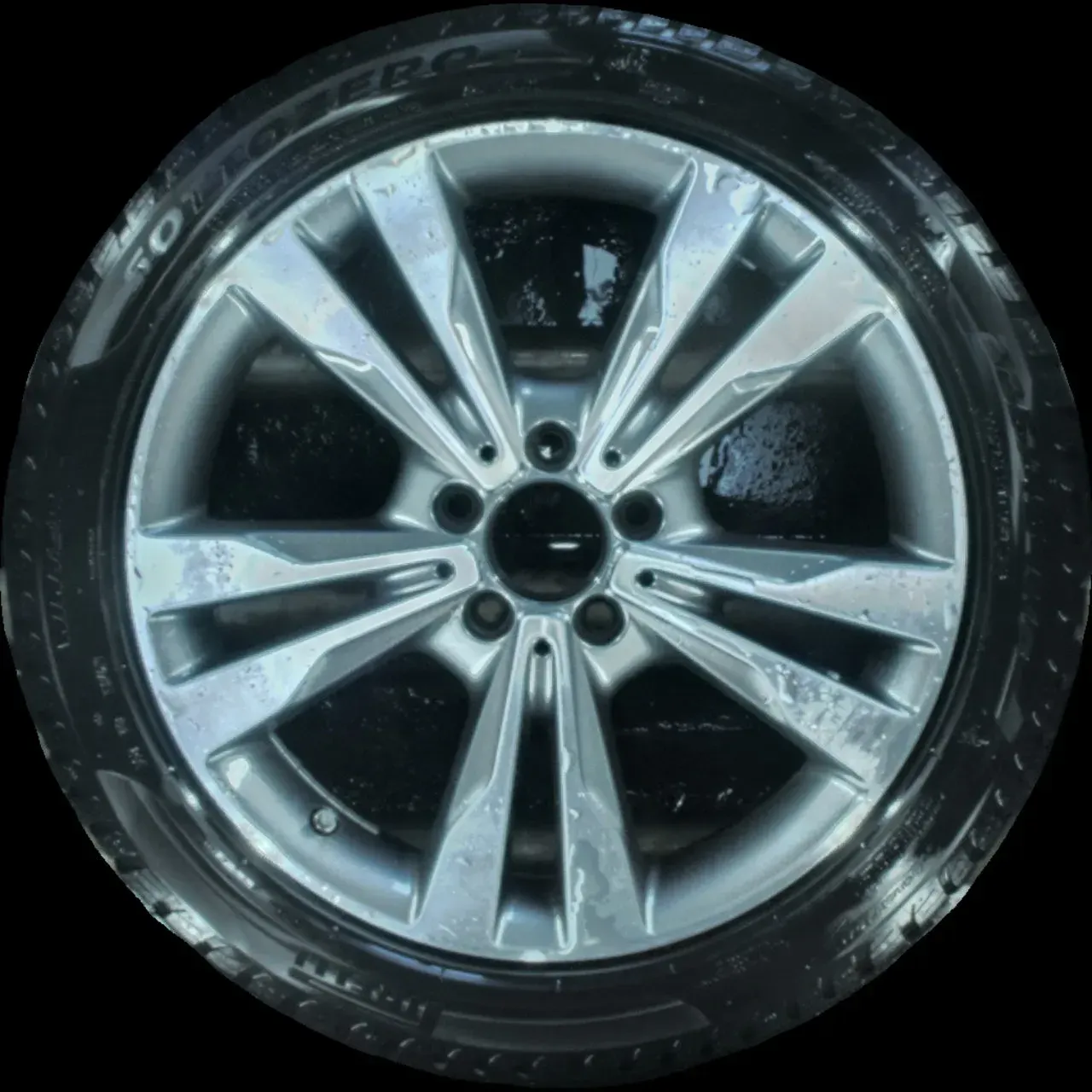 225/45 R18 WINTERREIFEN C-KLASSE W205 18 ZOLL ALUMINIUM KOMPLETTSATZ A2054012802 - Bild 1