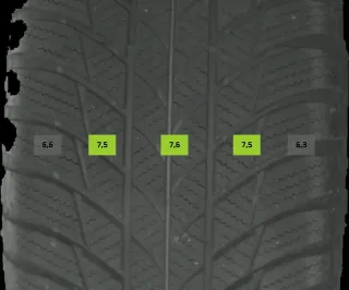 225/50 R17 98H WINTERREIFEN AUDI A4 8W B9 17 ZOLL ALUMINIUM KOMPLETTSATZ 6-7MM - Bild 8