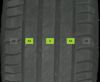 225/55 R17 97Y SOMMERREIFEN BMW 5ER G30 17 ZOLL ALUMINIUM KOMPLETTSATZ 4-5MM - Bild 6