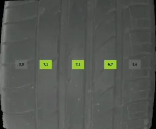 2x Sommerreifen 275/40 R20 106W Dunlop Sportmaxx DOT 4619 7mm - Bild 2