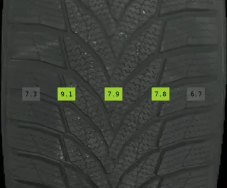 2x Winterreifen 225/45 R17 92V Nexen Winguard DOT 3324 7mm - Bild 2