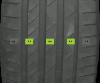4x Sommerreifen 255/40 R20 99y Kumho Ecsta DOT 1621 5-6mm - Bild 1