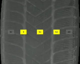 215/65 R17 99H WINTERREIFEN VW TIGUAN 5N 17 ZOLL ALU KOMPLETTSATZ 5NA601025 - Bild 8