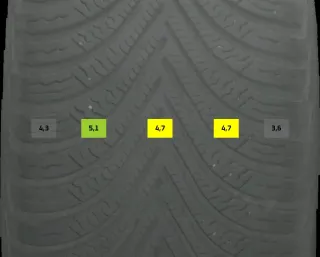 215/60 R17 100H WINTERREIFEN GLA W156 17 ZOLL ALU KOMPLETTSATZ 4-5MM - Bild 7