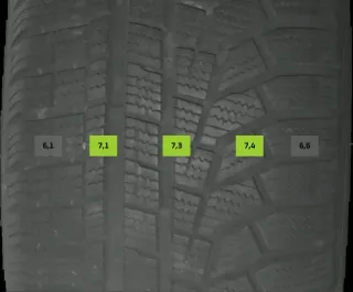 215/65 R17 99H WINTERREIFEN AUDI Q3 F3 17 ZOLL STAHL KOMPLETTSATZ 6-7MM - Bild 8