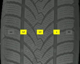 225/55 R17 101V WINTERREIFEN AUDI A3 GY 17 ZOLL ALU KOMPLETTSATZ 4-5MM - Bild 8