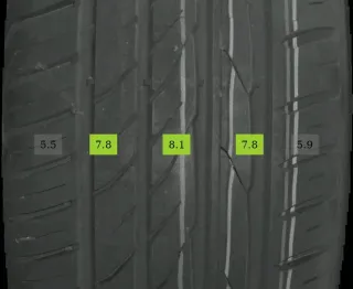 225/55 R17 101Y SOMMERREIFEN V-KLASSE W447 17 ZOLL ALU KOMPLETTSATZ 7MM - Bild 7