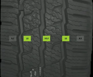 4x Winterreifen 205/65 R16 107T Maxxis Vansmart Snow DOT 1625 9mm - Bild 2