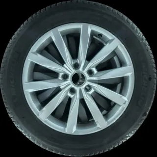 215/55 R17 94V WINTERREIFEN VW T-ROC 17 ZOLL ALUMINIUM KOMPLETTSATZ 5G0601025K - Bild 2
