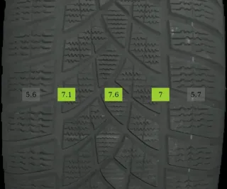 245/55 R17 106H WINTERREIFEN V-KLASSE W447 17 ZOLL ALU KOMPLETTSATZ 6-7MM - Bild 7