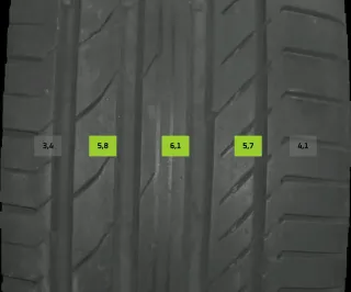 4x Sommerreifen 255/45 R20 101w Continental Contisportcontact5 DOT 4122 5-6mm - Bild 2