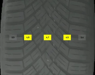 205/60 R16 GANZJAHRREIFEN AUDI A4 8W 16 ZOLL ALUMINIUM KOMPLETTSATZ 8W0601025A - Bild 8
