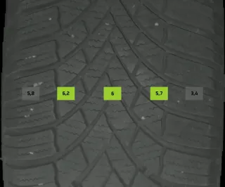 215/65 R17 WINTERREIFEN VW TIGUAN 5N (II) 17 ZOLL ALU KOMPLETTSATZ 5NA071497 - Bild 6