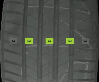 4x Sommerreifen 245/40 R19 94W Bridgestone Turanza DOT 4422 4-5mm - Bild 3