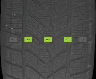 235/55 R19 105V WINTERREIFEN AUDI Q5 FY 19 ZOLL ALU KOMPLETTSATZ 5-6MM - Bild 6