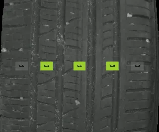 235/60 R18 103V GANZJAHRREIFEN GLC W253 18 ZOLL ALUMINIUM KOMPLETTSATZ 5-6MM - Bild 5