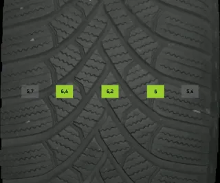 215/65 R17 103V WINTERREIFEN VW TIGUAN 5N (II) 17 ZOLL ALU KOMPLETTSATZ 3-5MM - Bild 5