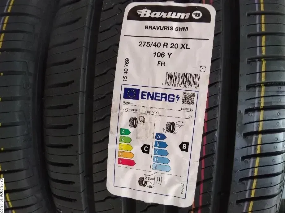 2x Sommerreifen 275/40 R20 106Y Barum Bravuris 0223 7mm - Bild 1
