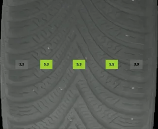 215/60 R17 100H WINTERREIFEN GLA W156 17 ZOLL ALU KOMPLETTSATZ 4-5MM - Bild 8