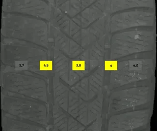 225/45 R18 WINTERREIFEN C-KLASSE W205 18 ZOLL ALUMINIUM KOMPLETTSATZ A2054012802 - Bild 7