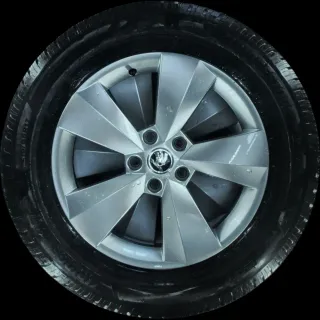 215/65 R17 WINTERREIFEN SKODA KODIAQ NS 17 ZOLL ALUMINIUM KOMPLETTSATZ 5-6MM - Bild 4