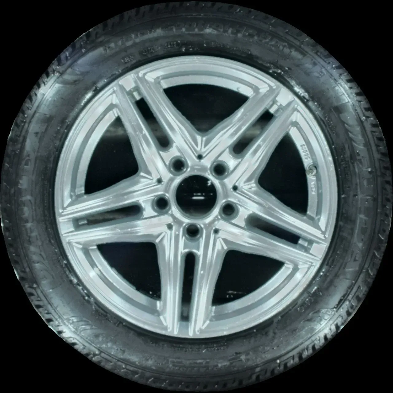 205/55 R16 WINTERREIFEN A-KLASSE W176 16 ZOLL ALUFELGEN KOMPLETTSATZ 7-8MM - Bild 1