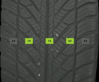 245/45 R18 100V WINTERREIFEN E-KLASSE W213 18 ZOLL ALUMINIUM KOMPLETTRÄDER 5-7MM - Bild 5