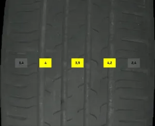 215/60 R16 SOMMERREIFEN VW PASSAT 3C 16 ZOLL ALUMINIUM KOMPLETTSATZ 3G0601025BM - Bild 6