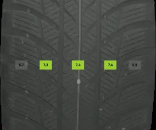 225/50 R17 98H WINTERREIFEN AUDI A4 8W B9 17 ZOLL ALUMINIUM KOMPLETTSATZ 6-7MM - Bild 7