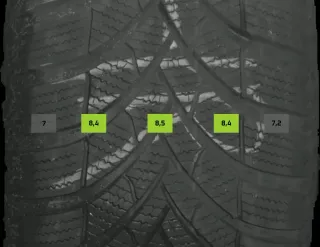 215/65 R17 99H WINTERREIFEN SKODA KODIAQ NS 17 ZOLL ALU KOMPLETTSATZ 7MM - Bild 7