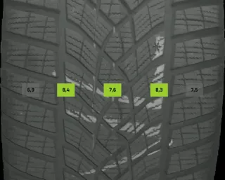 235/40 R18 95V WINTERREIFEN MERCEDES CLA X117 18 ZOLL ALU KOMPLETTSATZ 7MM - Bild 7