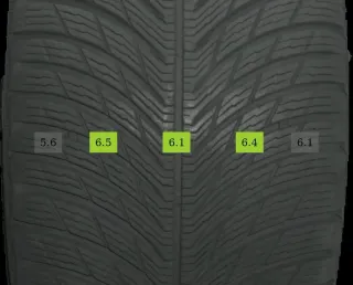 225/45 R18 95V WINTERREIFEN AMG C-KLASSE W205 18 ZOLL ALU KOMPLETTSATZ 6MM - Bild 6