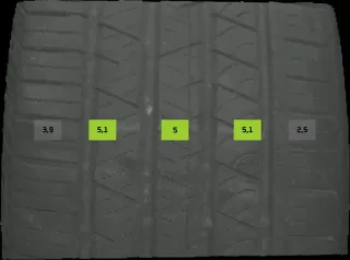 4x Sommerreifen 285/40 R22 110Y Continental Crosscontact DOT0322 4-5mm - Bild 3